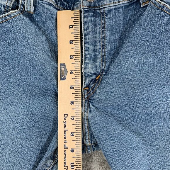 Levi's Jeans Women's 12 Light Wash Vintage 550 Relaxed Boot Cut Y2K 90's - Picture 10 of 13